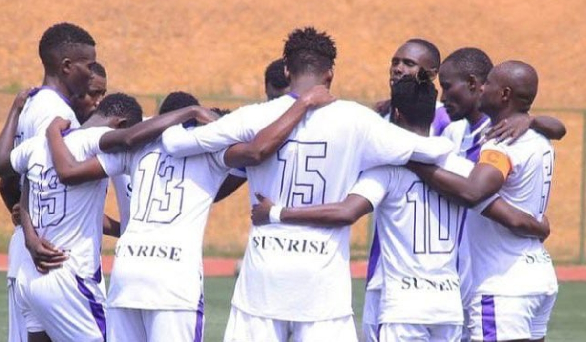 Sunrise FC players during a league match against Police Fc. Courtesy