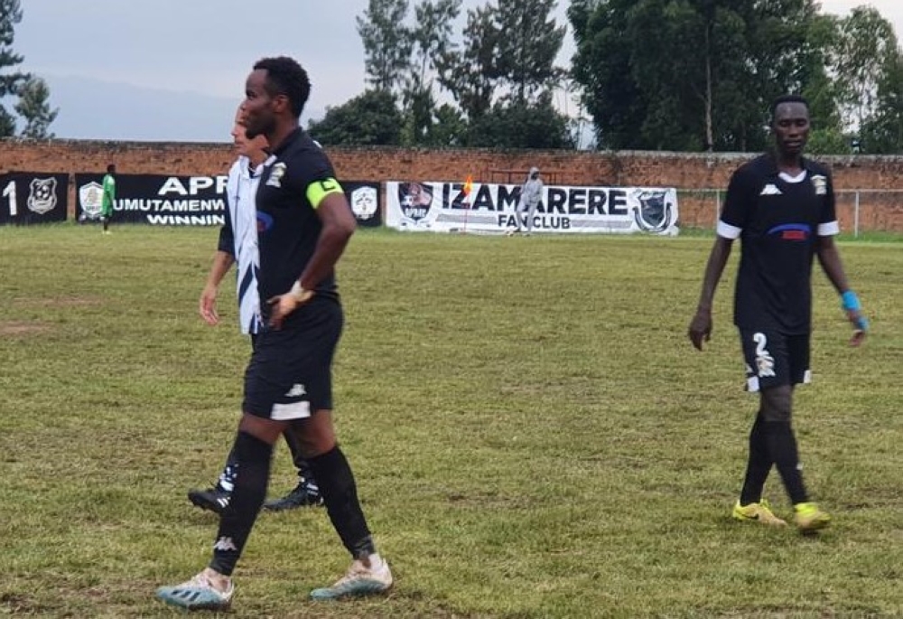 APR FC players look so disappointed after a goalless draw against Espoir FC in Rusizi District on November 3.