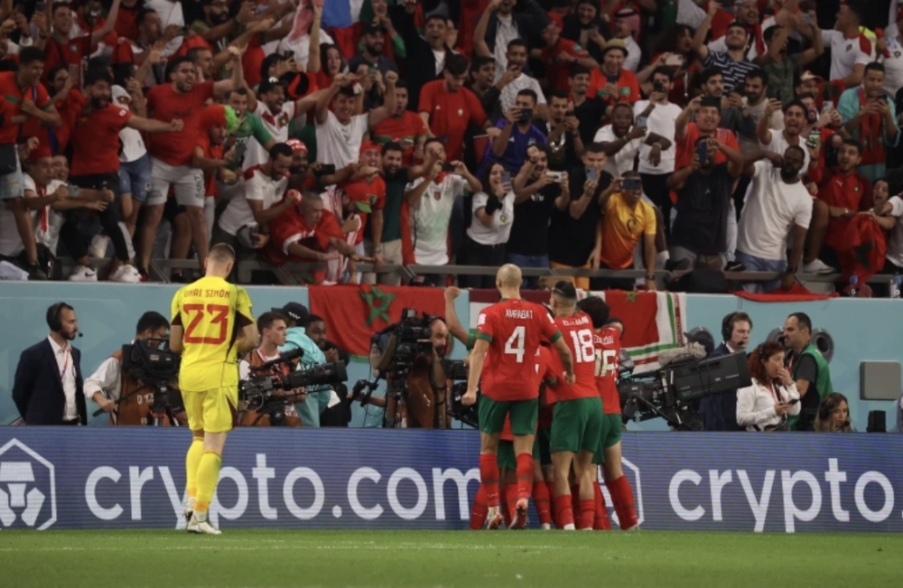Morocco will next face either Portugal or Switzerland in the quarter-finals on Saturday [Showkat Shafi/Al Jazeera]