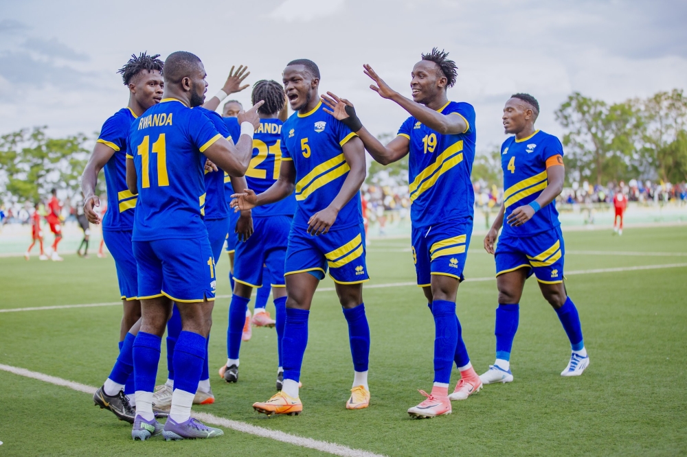 Rwanda’s national team Amavubi are ranked 40th in Africa and 137th globally as per the latest FIFA Coca Cola World men’s football ranking. Courtesy