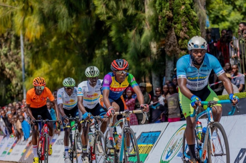 Joseph Areruya leads a break away during Nyanza Race last week. Ferwacy has announced a 16-race calendar  including the arrival of Tour du Rwanda, Continental Championship and World championship. Courtesy