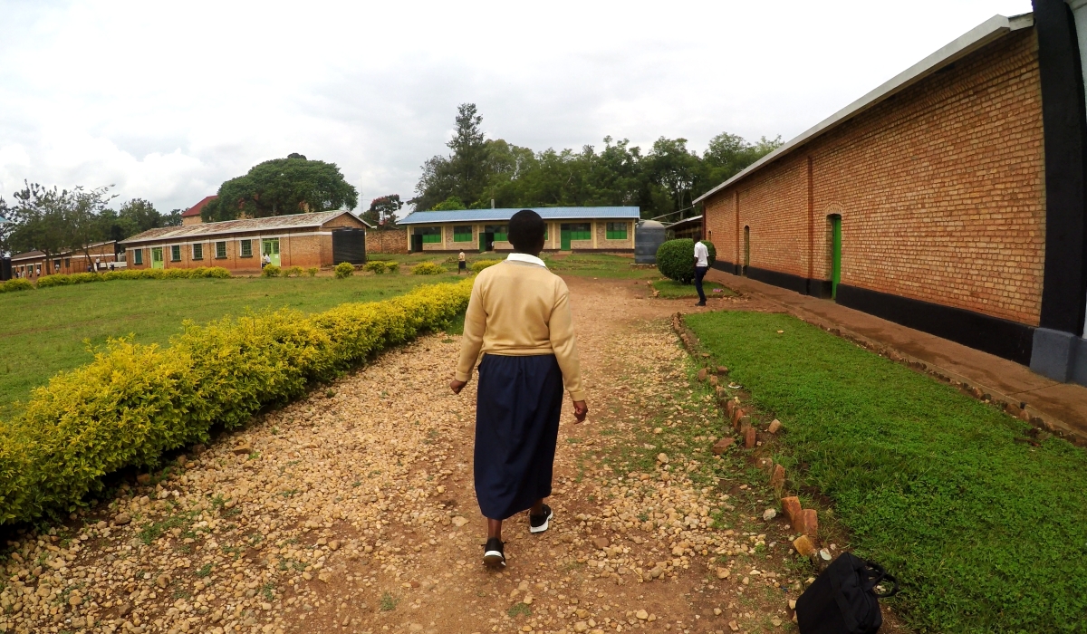 Anita (not her real name) is a Senior 6 student at Groupe Scolaire Butare Catholique in Huye District.