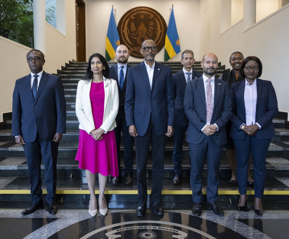 Kagame and UK Home Secretary discuss migration cooperation.