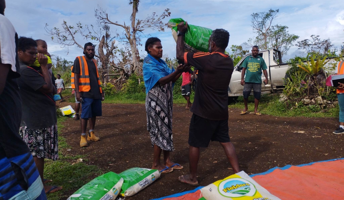 Disaster response to communities in Vanuatu following dual Cyclones Kevin and Judy - Photo by NDMO