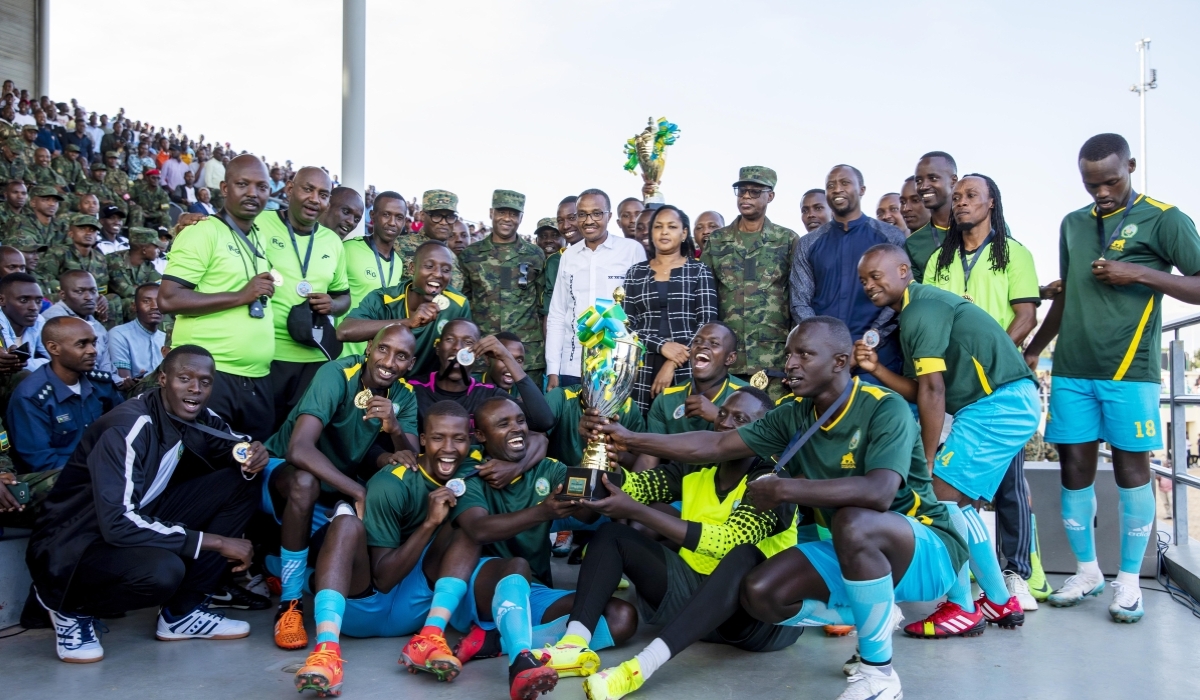 Republican Guard, the champions of the just-concluded inter-force games. After a successful interforce competition, RDF has announced the first ever Liveration Cup tourament-Olivier Mugwiza