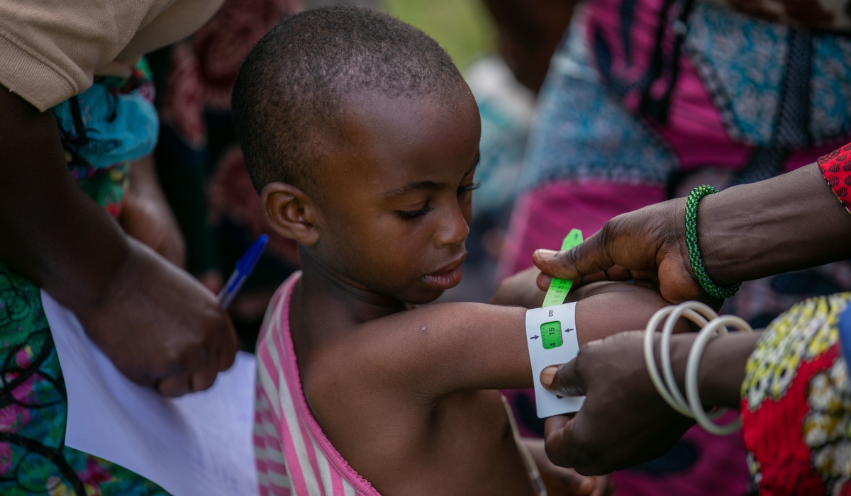 Over 100 community health workers were deployed to provide adequate health care to children affected by the floods in the most affected areas. Photos by Olivier Mugwiza