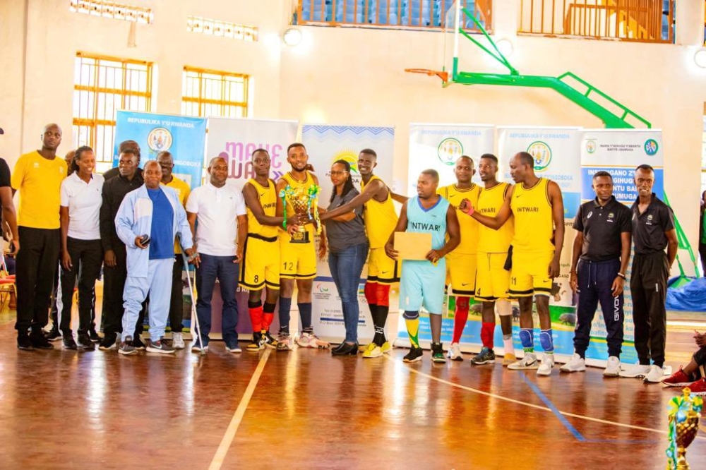 Gasabo won the just-concluded national Sitting Volleyball Championship. Courtesy