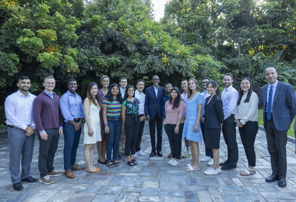 President Paul Kagame tips Harvard business students on leadership