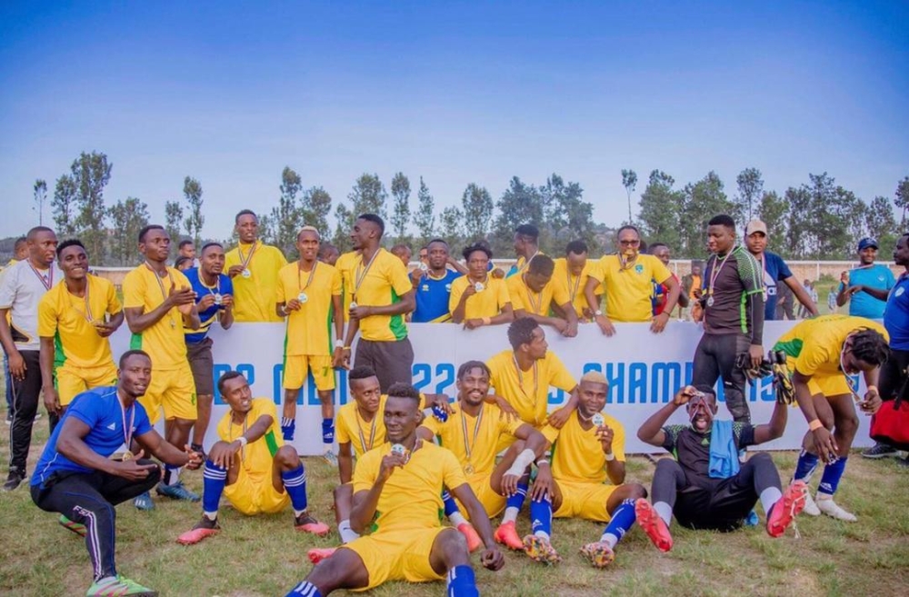 Etoile de l’Est were crowned second division champions and were, alongside Amagaju FC, promoted to the Rwanda Premier League on Saturday. COURTESY