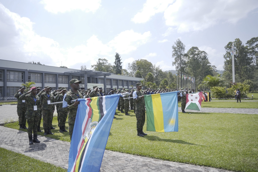 The 600 participants from five countries in the East African Community will conduct  the two-week-long exercise at the RDF Command and Staff College Nyakinama in Musanze District. All photos by Emmanuel Dushimimana