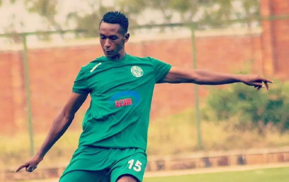 Rwamagana City defender Derrick Mutangana is expected to sign for Sunrise FC. Courtesy