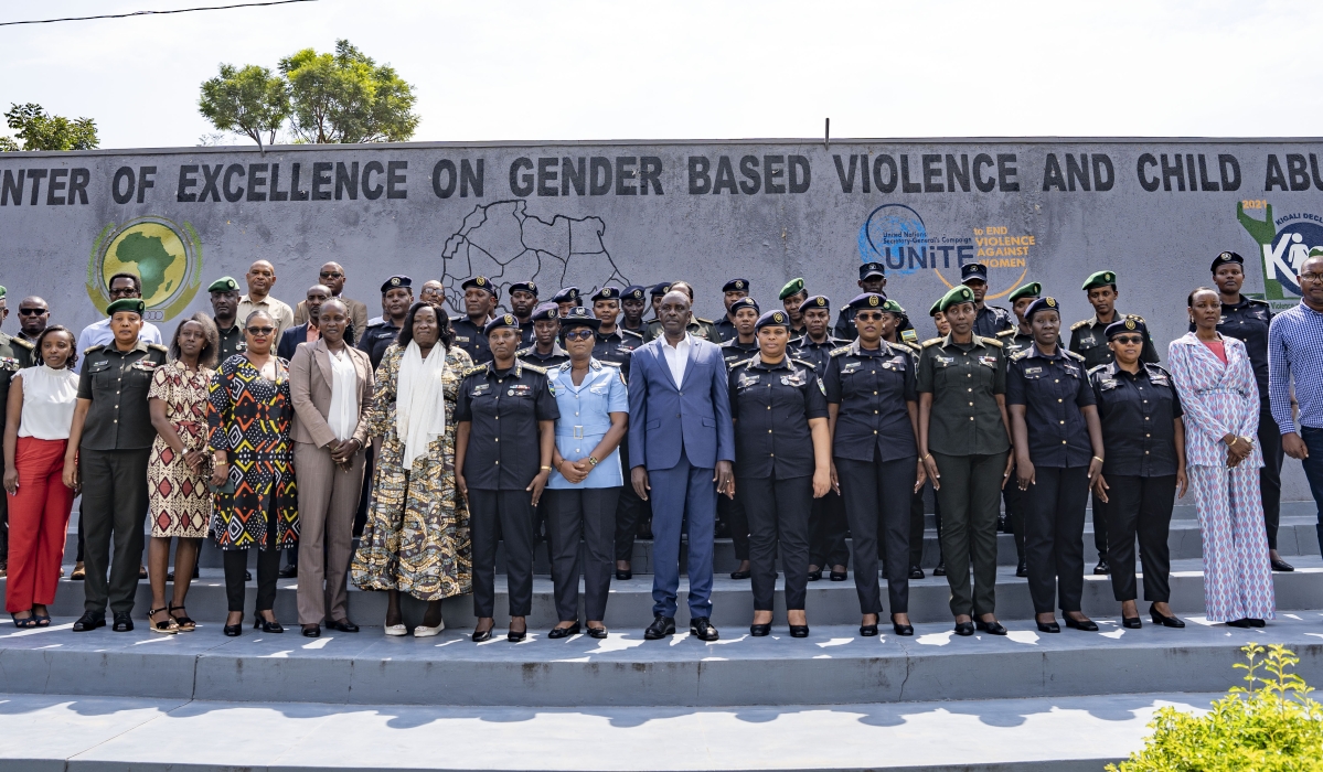 The participants pose for a group photo after the workshop on Thursday, July 29. PHOTOS BY EMMANUEL DUSHIMIMANA