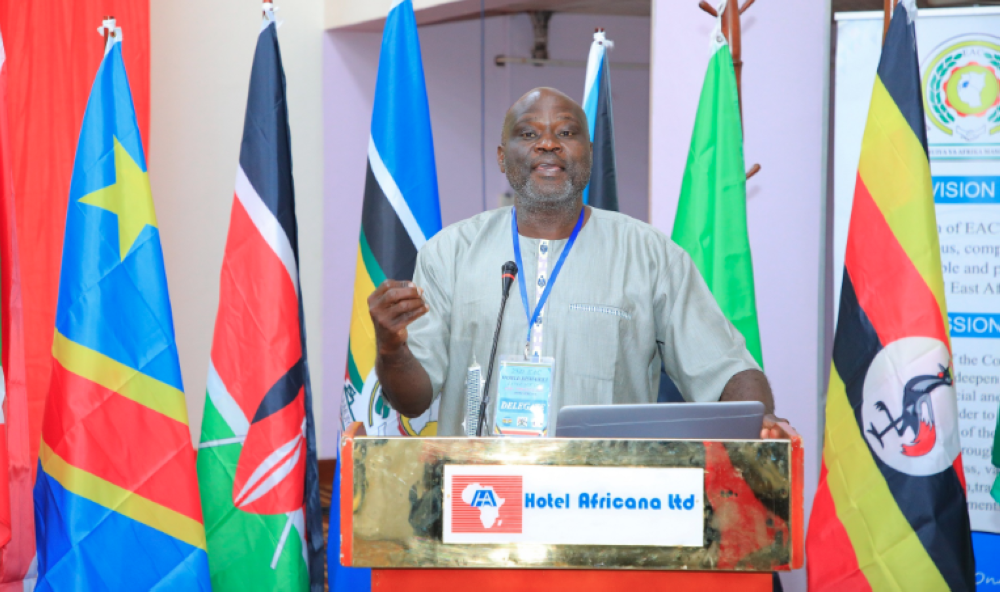 Prof. Kenneth Simala, who teaches Kiswahili at Masinde Muliro University in Kakamega, Kenya, made a presentation titled ‘Kiswahili, Multilingualism and Pan-Africanism.’