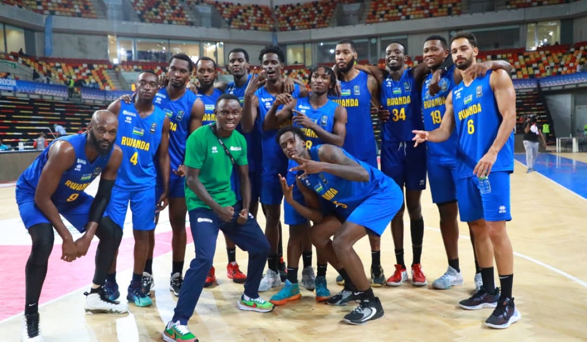 Rwanda men’s team booked a quarter finals berth in the 2023 FIBA AfroCAN after a 73-62 victory over Mozambique on July 12. Courtesy