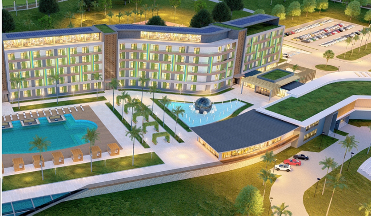 An artistic impression of the Rwf30bn five-star hotel. All photos: Courtesy.