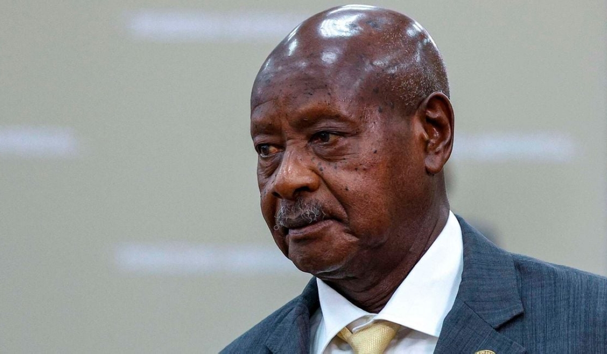 Ugandan President Yoweri Museveni. PHOTO | AFP