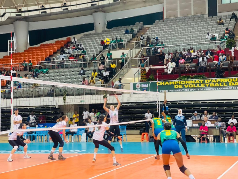 Rwanda women&#039;s volleyball team came from two sets down to inflict a historic 3-2 quarterfinal defeat on Algeria and advance to the semifinals of the Women’s African Nations championship.