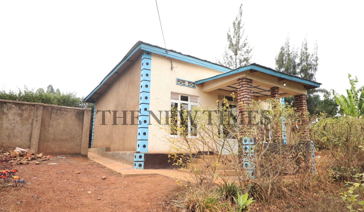 A scene of crime where Denis Kazungu, 34, a suspect of killing and burying people in his rented residence. Photo by Craish Bahizi 