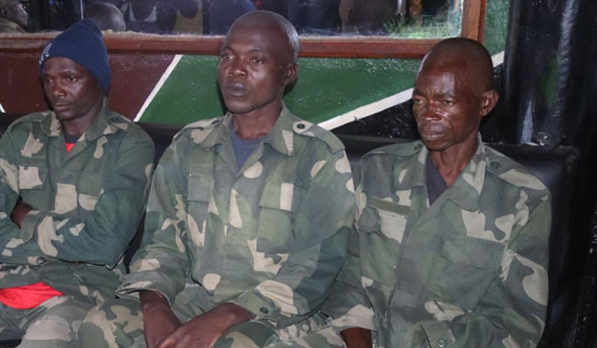 Some members of the genocidal group, Democratic Forces for the Liberation of Rwanda (FDLR) who were captured by M23 fighters, while fighting alongside FARDC soldiers in Eastern DR Congo . Courtesy