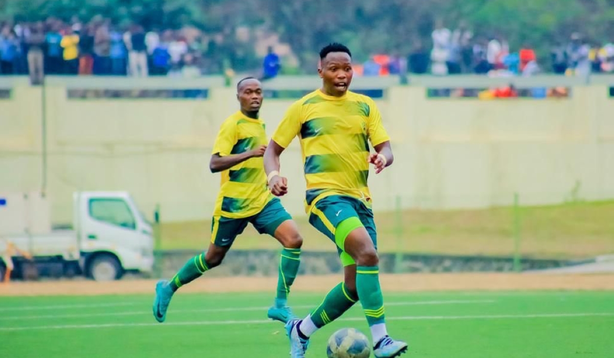 Marines FC forward Fabio Ndikumana during the game on Thursday, May 2. Photo Courtesy 