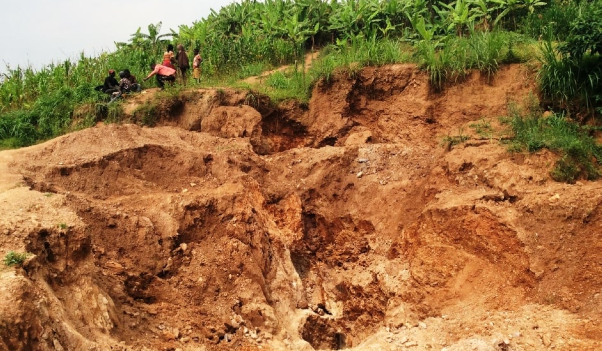 A mining site where illegal mining activities was conducted. According to a new bill in Parliament, landowners who allow people without licenses to carry out mining activities on their land risk punishment. File