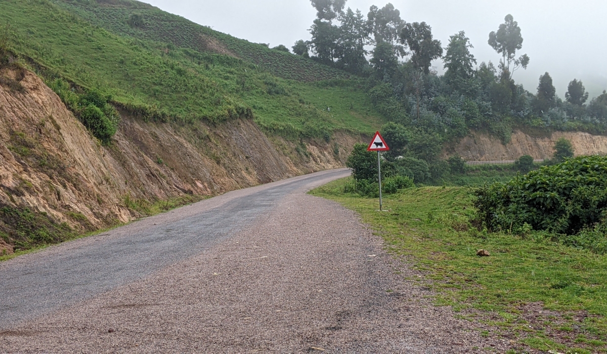 A section of Gishwati road that has been upgraded/Photo by Germain Nsanzimana