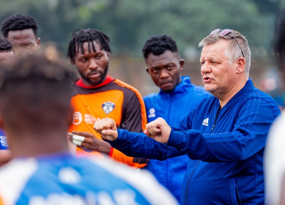 Belgian coach Ivan Minnaert has said goodbye to Gorilla FC’s coaching staff, players and fans. Courtesy