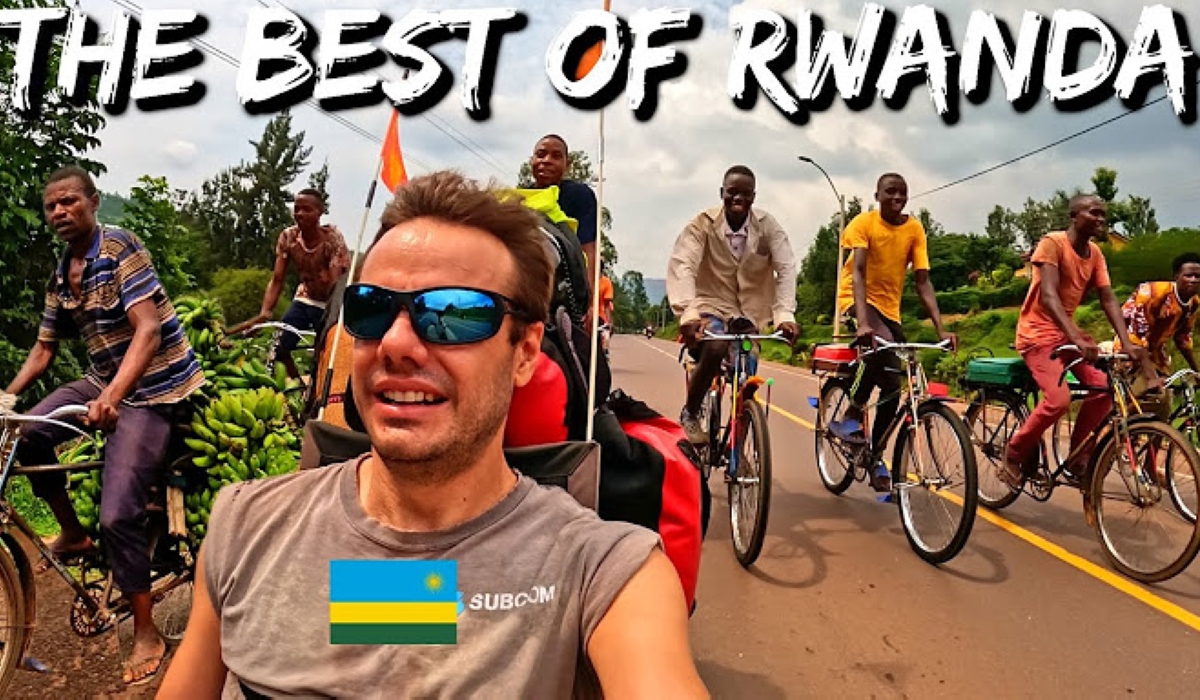 Travel blogger Yves Kino during his time in Rwanda. Net photo