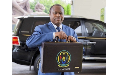 Uzziel Ndagijimana, the Minister of Finance and Economic Planning, on May 25,  presented the proposed 2024/25 national budget to Parliament. Courtesy