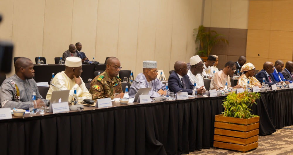 Delegates from Mali during a Joint Permanent Commission (JPC) meeting convened between Rwanda and Mali in Kigali on Monday, May 27