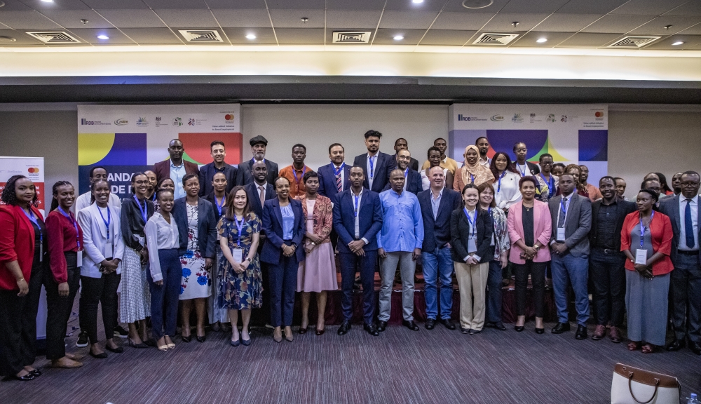 Group photo after the opening session of the Rwanda-UK Trade Mission on Tuesday, May 28, in Kigali.