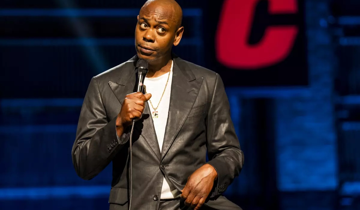 American comedian Dave Chappelle during his performance in a past event. He is expect to perform in Kigali on Thursday night-Netflix photo