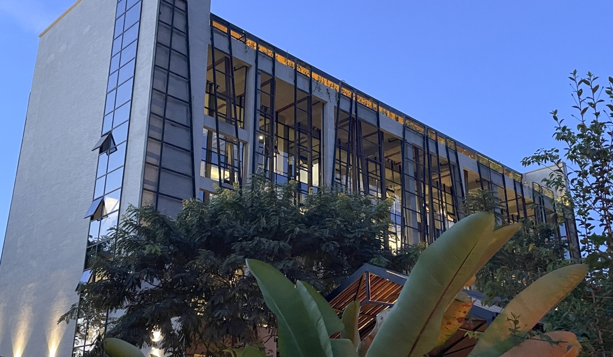 A view of the newly constructed bloc at Norrsken Kigali. At completion, 80% of the new building is already occupied.