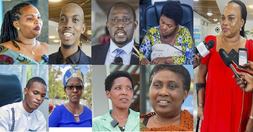 Some of the parliamentary candidates who submitted their candidatures for the upcoming elections slated for July 14-16. Courtesy