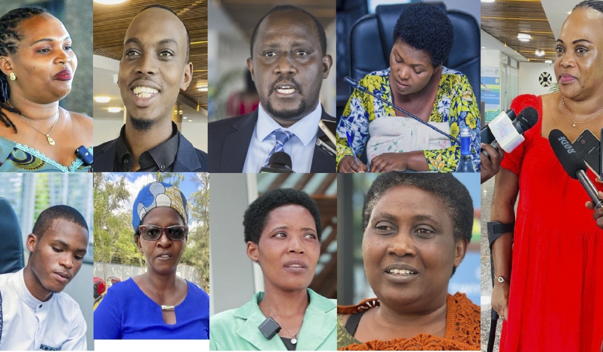 Some of the parliamentary candidates who submitted their candidatures for the upcoming elections slated for July 14-16. Courtesy