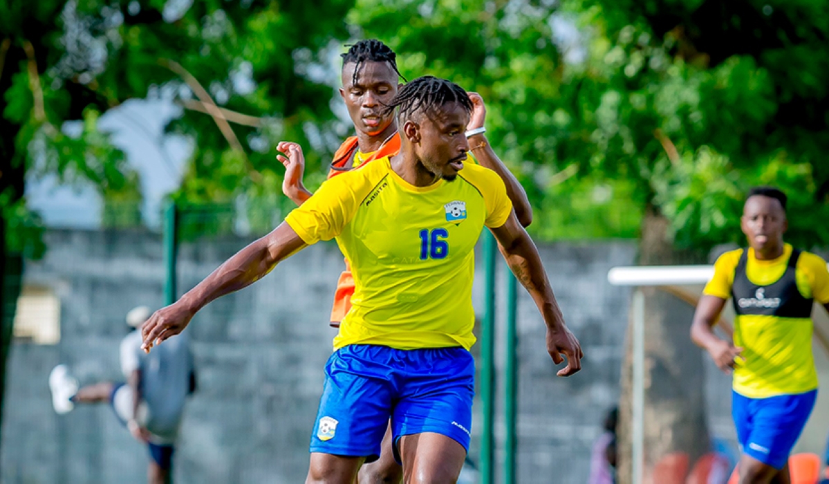 Rwanda winger Rafael York  during a training session  in Abidjan, Cote d’Ivoire, ahead of World Cup 2026 qualifier against Benin. Courtesy