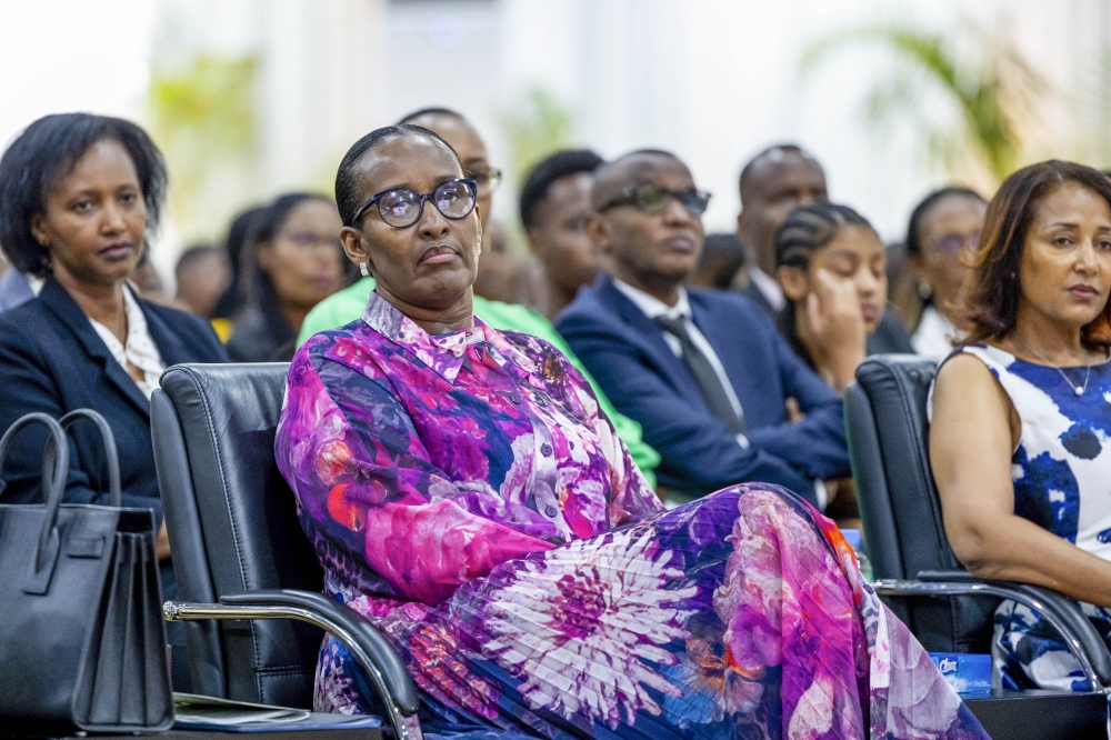 First Lady Jeannette Kagame at the 2024 "Indatwabigwi" graduation ceremony of Green Hills Academy on Saturday, June 8. Photos by Olivier Mugwiza