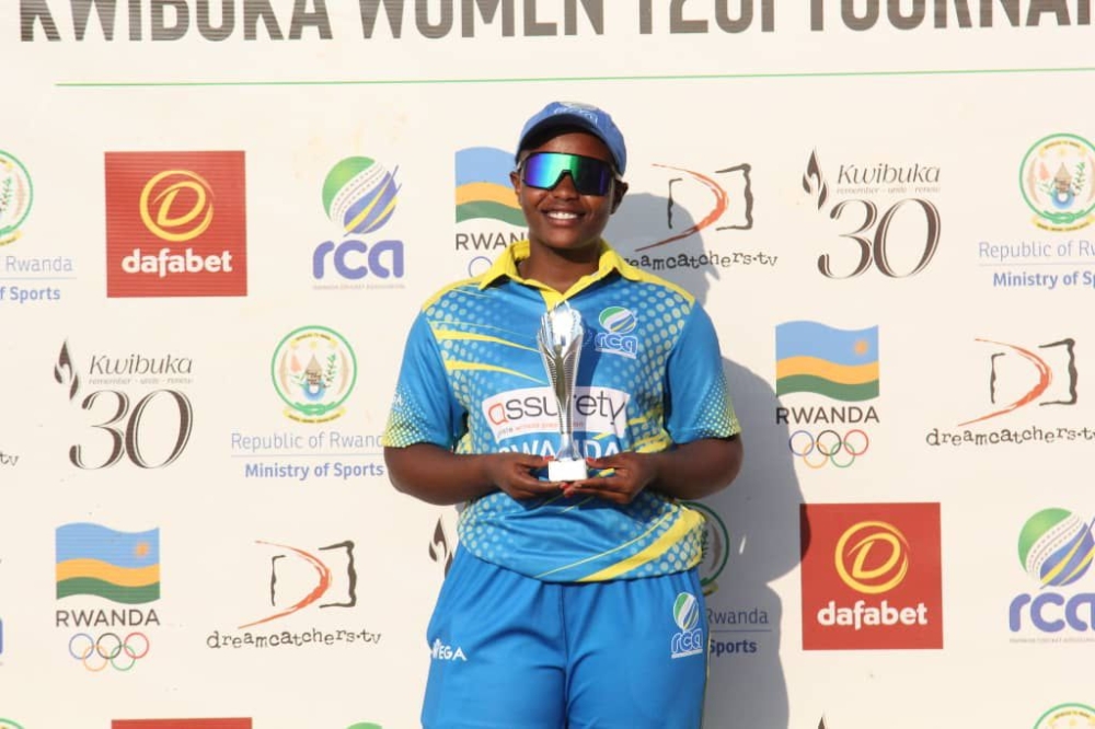 Henrietta Ishimwe was named player of the match as Rwanda beat Nigeria by six wickets to take third place