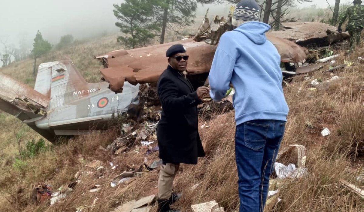The wreckage of a plane that was carrying Malawian Vice President Saulos Chilima has been found, reports citing a military source said on Tuesday, June 11. Courtesy
