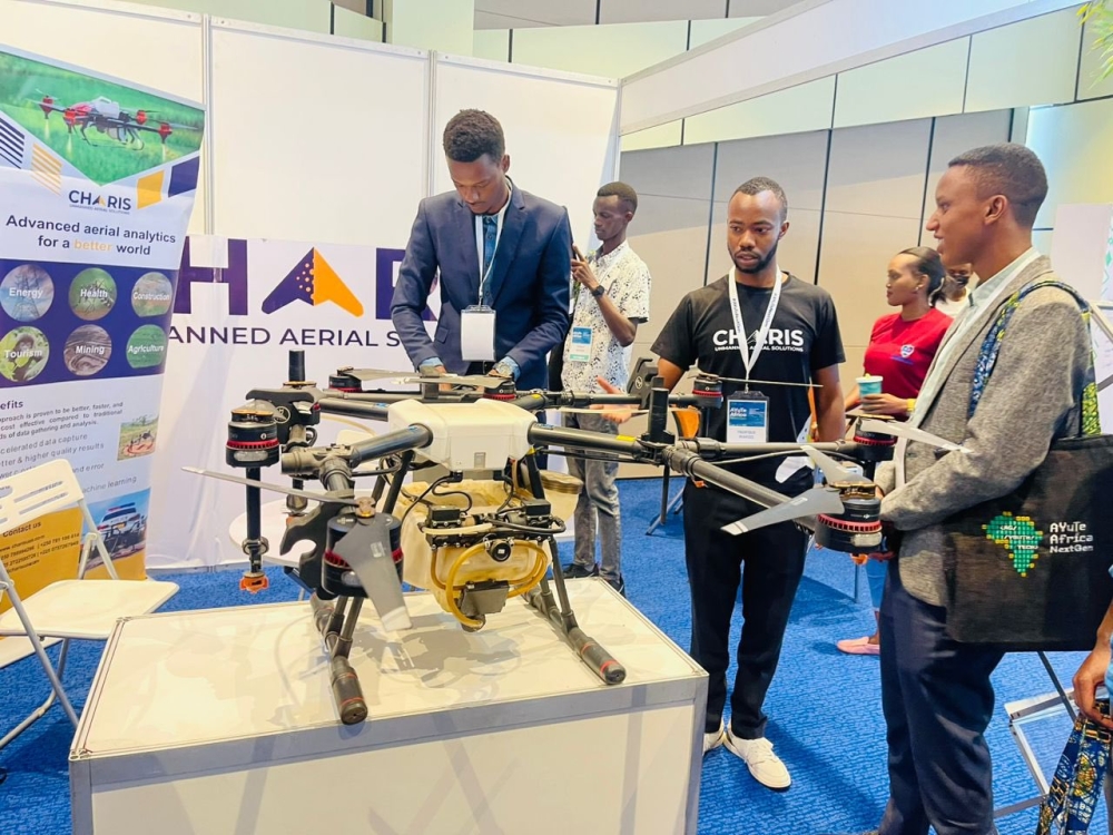 Africa’s young agritech innovators showcase their innovations at the inaugural Agriculture, Youth and Technology (AYuTe) Africa Next Gen conference on June 11. Emmanuel Ntirenganya