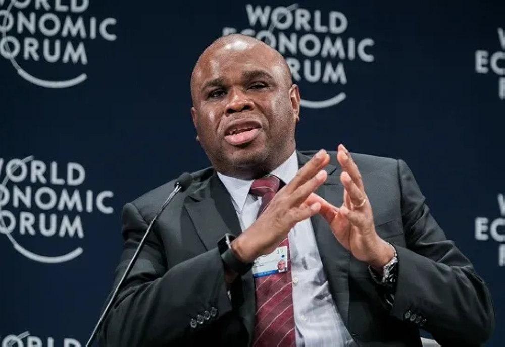 Benedict Oramah, the President and Chairman of Afreximbank during the Economic Forum.