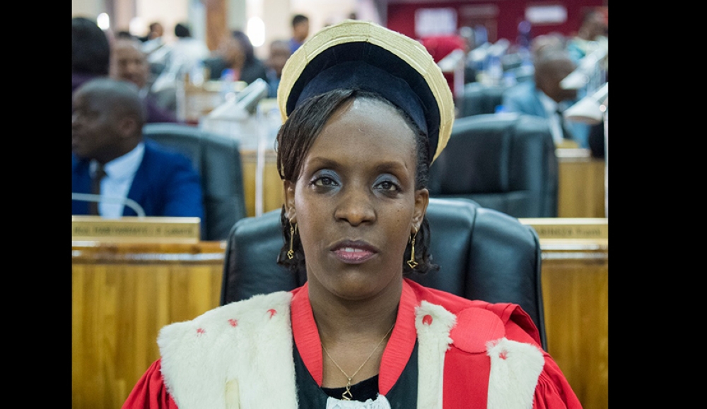 Angelique Habyarimana, the newly appointed  Prosecutor General. Courtesy