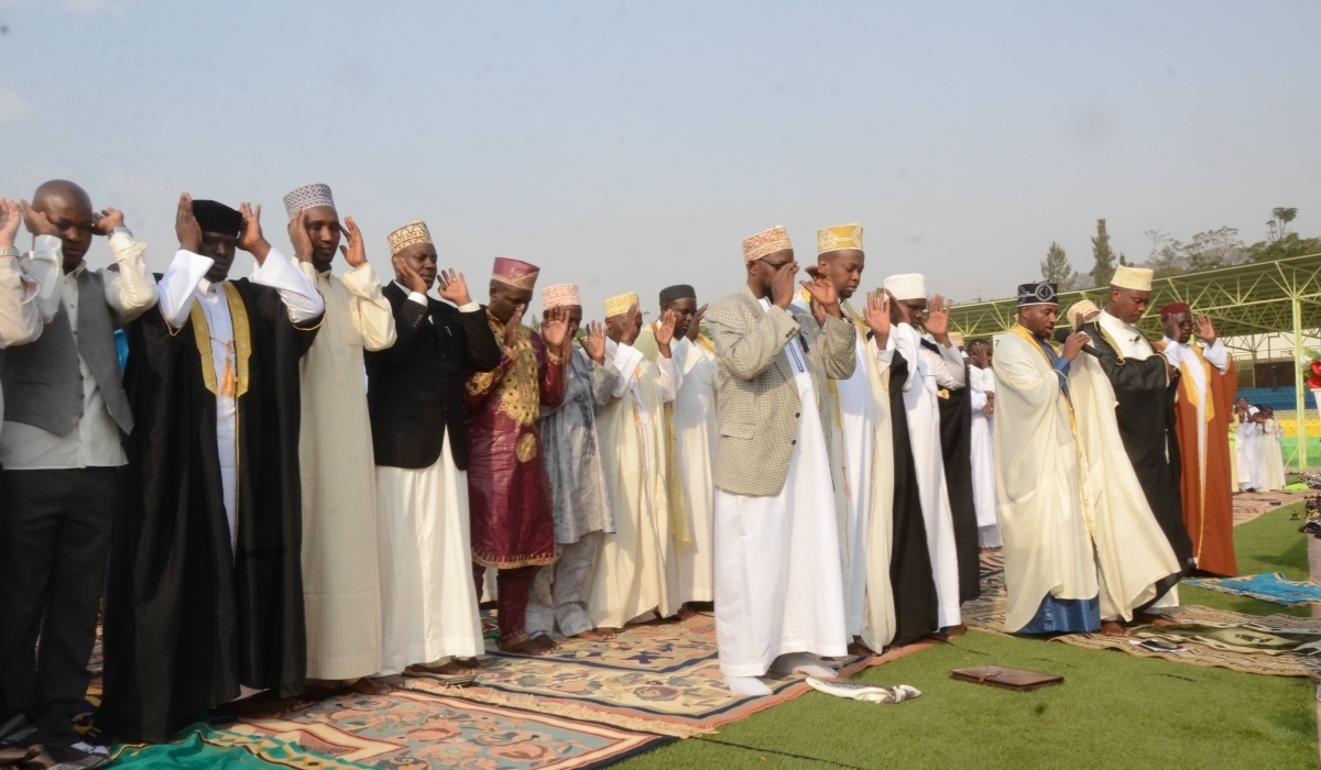 Eid al-Adha will be celebrated on Sunday, June 16, with the national prayer of the day being held at Kigali Pelé Stadium starting 6 am.