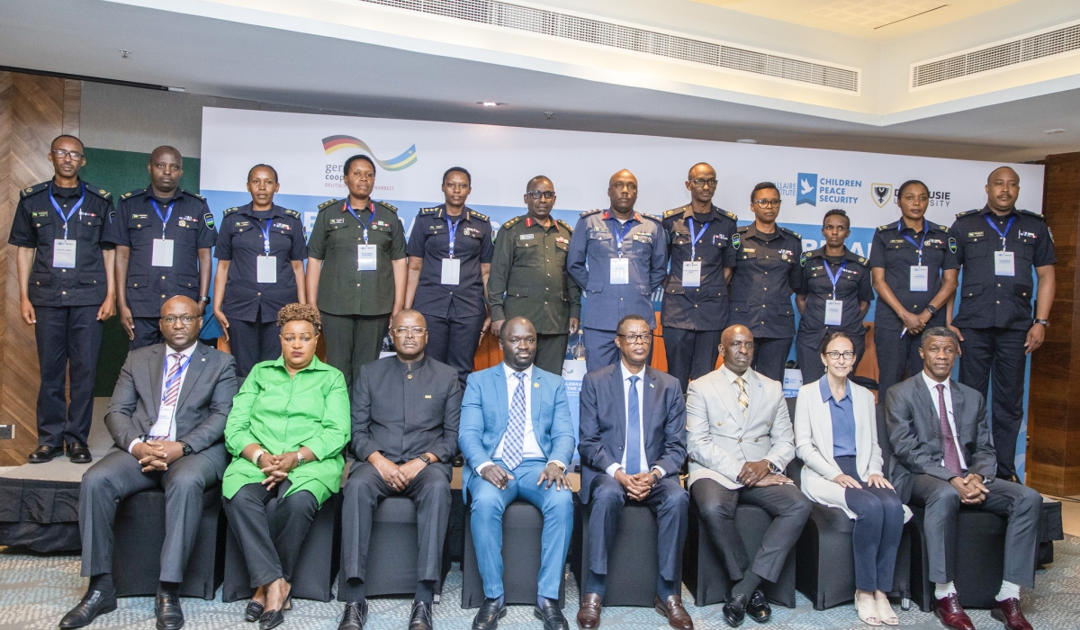 Officials pose for a group photo at the opening session of the meeting in Kigali on Thursday June 13.