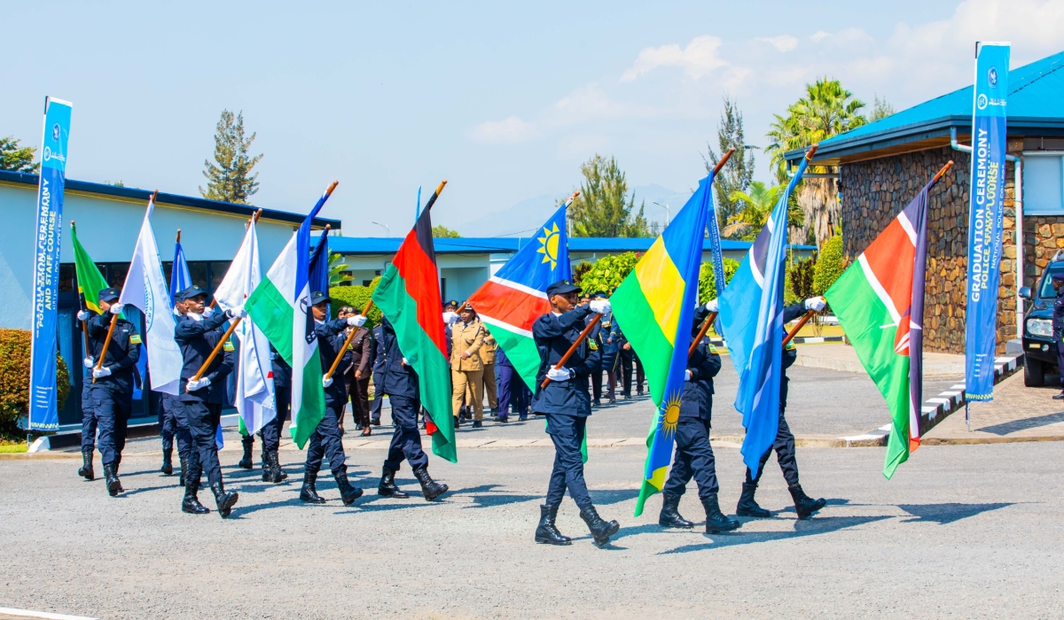 Thirty-four law enforcement officers from Rwanda and other eight allied Police institutions in Africa completed a Police Senior Command and Staff Course (PSCSC) at the National Police College (NPC) in Musanze District on Friday, June 14. Courtesy