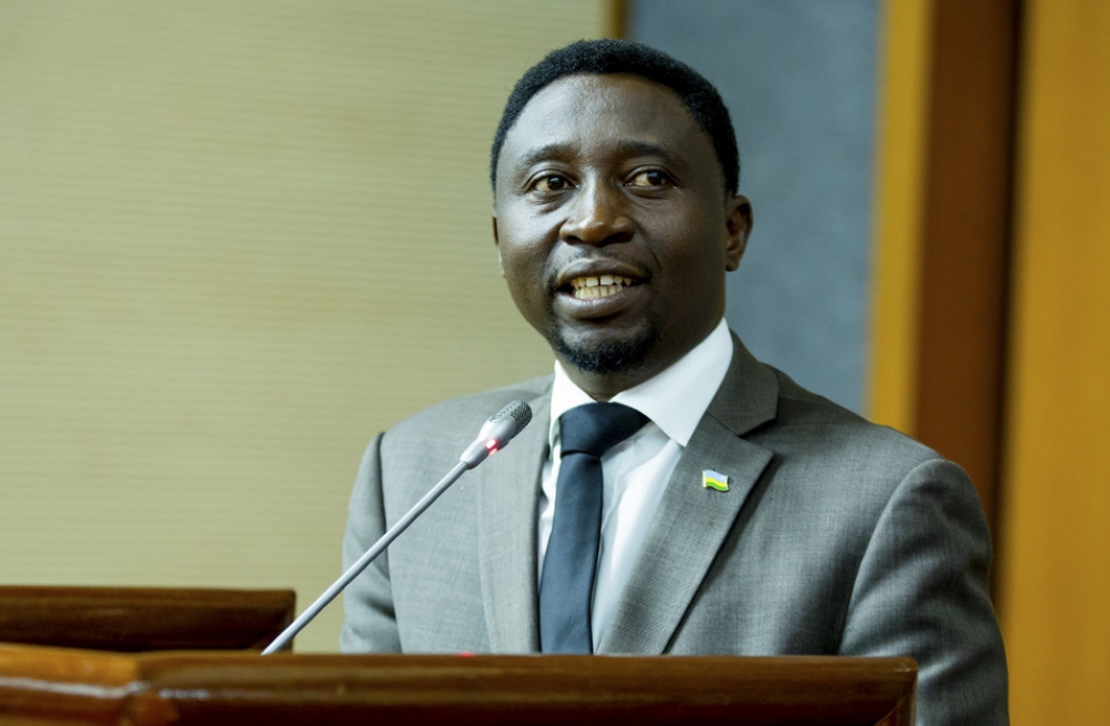 Frank Habineza, the Chairperson of the Democratic Green Party of Rwanda (DGPR).