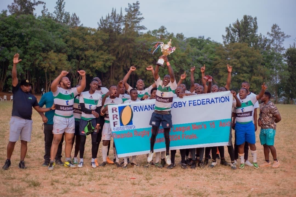 Lions de Fer and Ruhango Zebras emerged victorious in the just-concluded 2024 15-a-side rugby championship. Courtesy