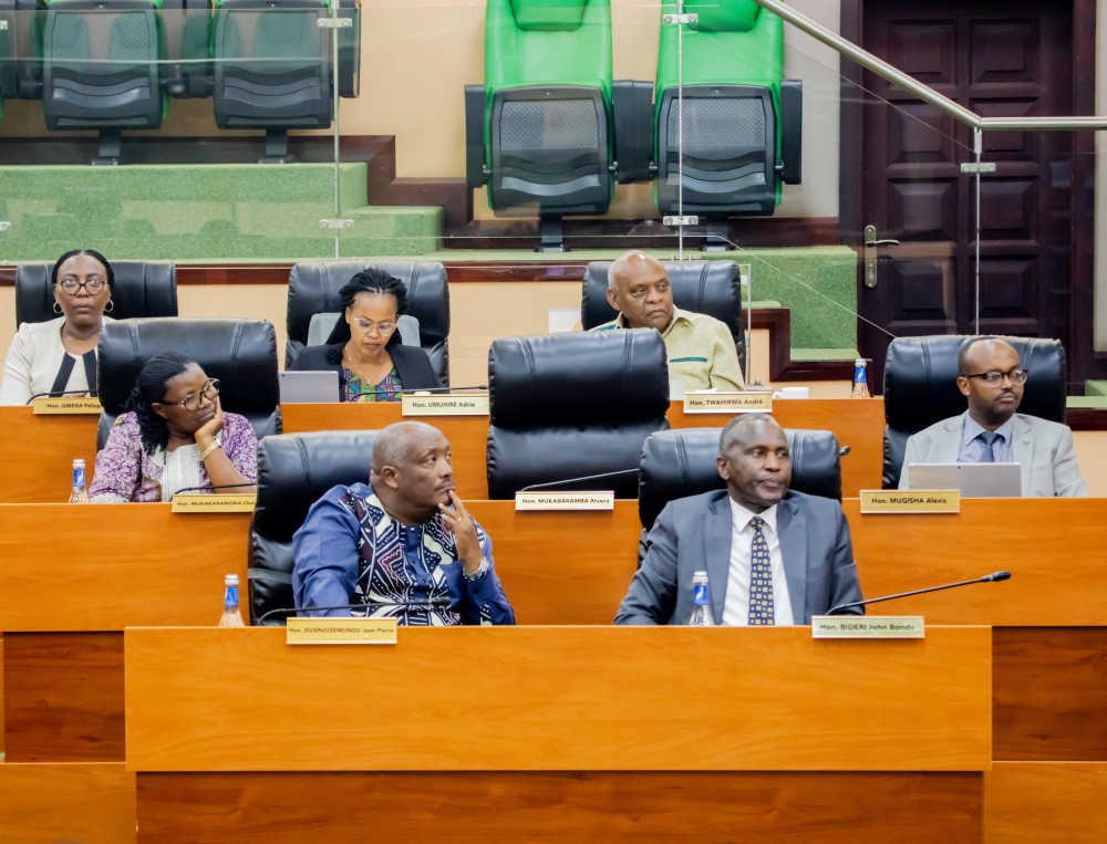 Senators during a plenary sitting of the Senate held in March 2024 (photo from the Parliament of Rwanda)