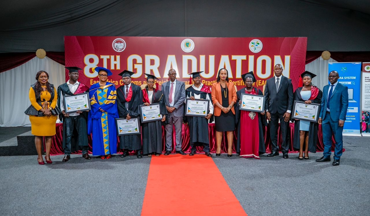 A total of 191 graduates received the prestigious East African Customs and Freight Forwarding Practicing Certificate (EACFFPC) during a ceremony held in Kigali on Friday, June 21. 