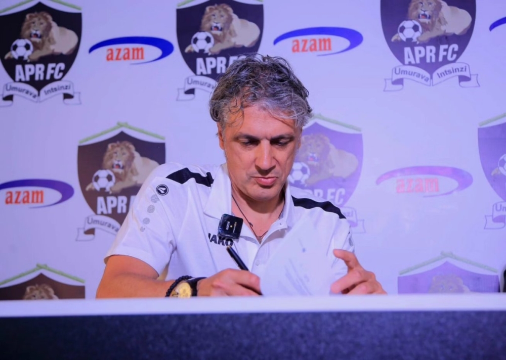 Serbian tactician Darko Novic, the newly appointed APR FC head coach.